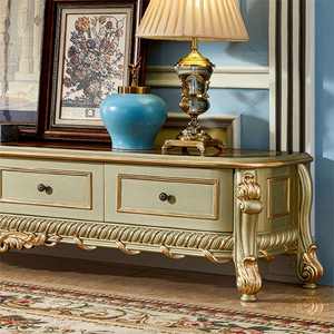 Luxury European Classic Solid Teak Wood <b>Sideboard</b> Cabinet Eco-Friendly Modern Design Kitchen Dining Home Bar Living Room Lobby - Product Image 4