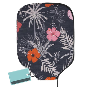 Couverture de pagaie de Pickleball en néoprène à glissière à vendre prix de gros couverture en néoprène de pagaie de Pickleball imprimée de Logo personnalisé - Product Image 1