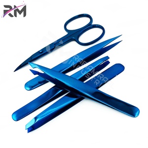 Juego de pinzas para cejas/tijera de resorte y Color de Plasma azul de alta calidad RMI, producto de tendencia de súper alta calidad, pinzas para cejas - Product Image 2