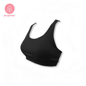 Mukasa Ensemble de soutien-gorge de sport pour femmes Vêtements de yoga respirants avec soutien du dos Séchage rapide Extensible dans les quatre sens 87% Polyester 13% Spandex - Product Image 5