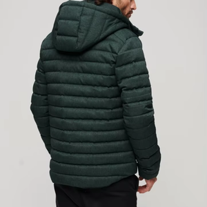 Chaqueta acolchada para hombre inspirada en las tendencias, diseñada para atuendos diarios, con un ajuste cómodo, ligero y fácil de combinar. - Product Image 3