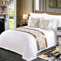 Ensemble de literie de luxe de haute qualité, écologique, en coton, polyester, microfibre, antistatique, personnalisable, 4 pièces, taille King/Queen
