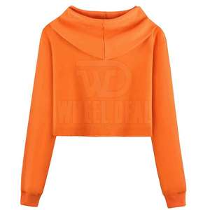 การออกแบบ OEM เสื้อคลุมด้วยผ้าสาวพืชยอดนิยม Hoodies โลโก้ที่กําหนดเองการออกแบบล่าสุดเลดี้เสื้อสวมหัวมีฮู้ด - Product Image 2