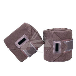 Bandages de jambe en molleton équestre pour chevaux, logo personnalisé pour l'équitation, dernière conception des meilleurs fabricants - Product Image 1