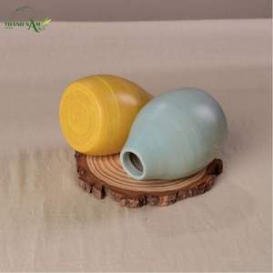 Jarrón de Bambú Enrollado Estilo Art Deco - Material Natural Ecológico y Duradero para Decoración de Interiores - Product Image 6