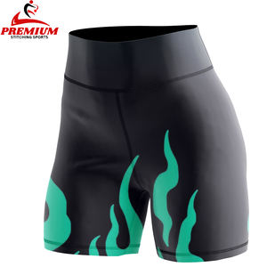 Custom New Hip Lift Deportes Biker Shorts Fitness Cintura alta Gimnasio Entrenamiento Atlético Yoga Shorts para mujeres - Product Image 5