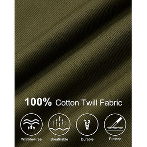 Pantalones cargo cómodos para hombre, pantalones cargo rectos holgados de algodón atléticos informales de VIKY INDUSTRIES - Product Image 6