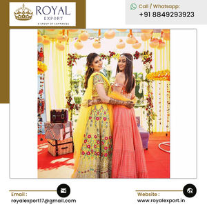 Presentación de nueva Ropa Étnica Soft Mono Net Wedding and Party Wear Lehenga Choli de un fabricante indio de confianza - Product Image 6