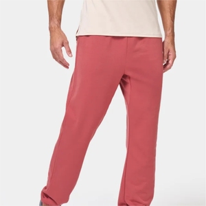 Vente en gros bon marché Pantalon de survêtement vierge taille moyenne avec poches latérales Logo personnalisé couleur High Street Style pour hommes grande taille - Product Image 2