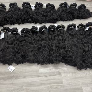 Vente en gros de cheveux vietnamiens bruts à double cuticule alignée extensions de cheveux en faisceaux ondulés naturels vietnamiens bruts à double tirage - Product Image 5