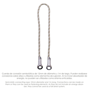 Cintura di Sicurezza con Corda e Moschettone - Product Image 4