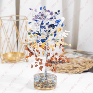 Árbol de los 7 Chakras de Orgón de Calidad Premium con 300 Chips, Cristales Hermosos Hechos a Mano para Decoración y Crecimiento Espiritual - Product Image 4