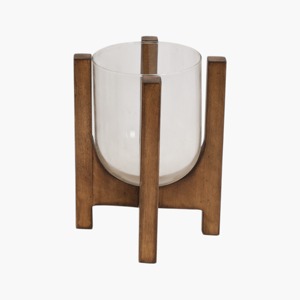 Vela de cristal artística, linterna de diseñador, luz decorativa hecha a mano, acento elegante para un ambiente festivo y acogedor - Product Image 1