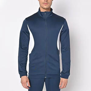 2025 Top vente rayé avant conception hommes survêtements/taille adulte vêtements de sport Style hommes fermeture éclair survêtements - Product Image 6