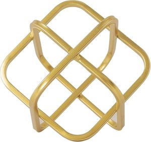 Esfera geométrica escultura moderna bola decorativa de Metal cuadrada para el hogar MESA CENTRO DE MESA sala de estar escritorio decoración del hogar - Product Image 3