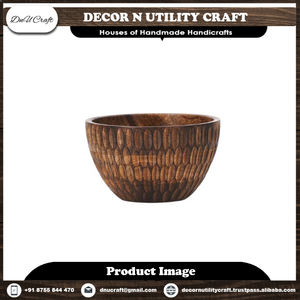Tazón para Servir Ensaladas de Madera de Sheesham Mini Hecho a Mano, Artesanía Personalizada, Vajilla Decorativa Multifuncional para Cocina, Regalo Ecológico - Product Image 5