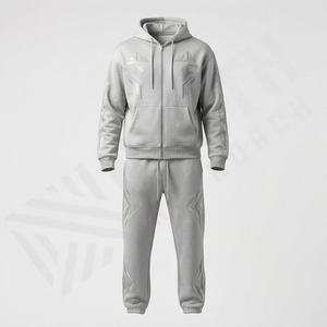 Nouveau survêtement unisexe tendance et élégant, vente chaude, lavage à l'acide, 100% coton, survêtement streetwear pour homme, survêtement en molleton délavé - Product Image 1