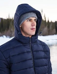 OEM personalizado logotipo Puffer chaqueta 2025 hombres Premium ligero impermeable aislado invierno prendas de vestir exteriores a granel al por mayor de moda - Product Image 5