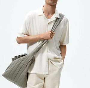 Ropa de verano Camisas cubanas de algodón de moda para hombres Camisas de moda listas B2B Camisas de cuello cubano de algodón de manga corta para hombres - Product Image 3