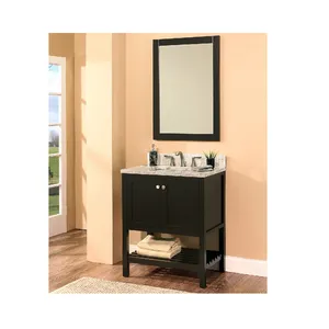 Warna hitam-lemari Vanity kamar mandi-koleksi Hampton Bay-Vietnam kualitas tinggi Whosale