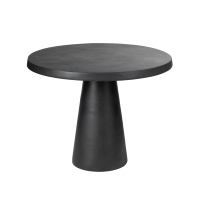 Table d'appoint en aluminium d'accent simple faite à la main avec finition argent antique Table d'angle à dessus rond pour salon et chambre à coucher