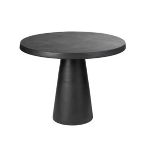 Mesa auxiliar de aluminio con acento simple, hecha a mano con acabado de plata antigua, mesa de esquina superior redonda para sala de estar y dormitorio - Product Image 3