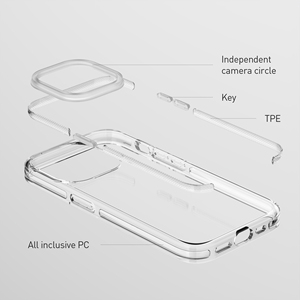 Soonleader Trung Quốc nhà sản xuất Pebble trong suốt chống xước chống Vàng độc lập máy ảnh vòng điện thoại di động trường hợp - Product Image 5