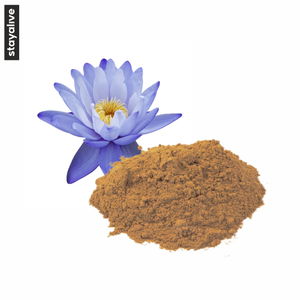 ผงสกัดจากดอกบัวสีน้ําเงินบริสุทธิ์และเป็นธรรมชาติ 100% | สารสกัดจากไนมเฟีย Caerulea | ผ่อนคลายและบรรเทาความเครียด - Product Image 4