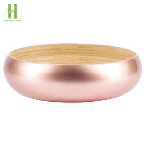 Ensaladera de fibra hilada de bambú ecológica personalizable Color saludable cesta de fruta vegana mayorista de cocina superior de Vietnam - Product Image 4