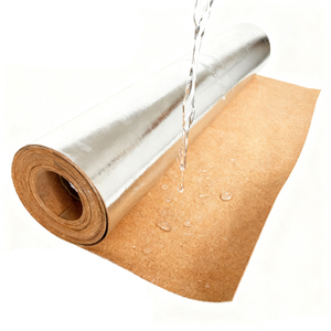 250kg/m3 Piso Aislamiento térmico Absorción acústica <span class=keywords><strong>Corcho</strong></span> Underlay con papel <span class=keywords><strong>de</strong></span> aluminio - Product Image 4