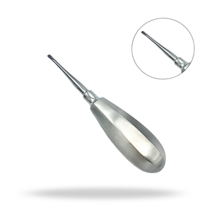 Elevador Dental Quirúrgico Pequeño con Mango, Instrumento de Acero Inoxidable para Extracción Dental y Elevación de Raíces - Product Image 1