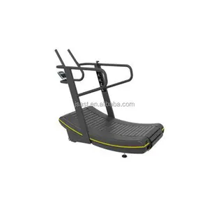 New Curved treadmill for indoor body building equipment high quality made in China for sale elf power treadmill fitness machine