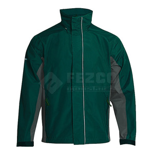 High Quality Men's <b>Rain</b> Winter <b>Jacket</b> for <b>Plus</b> <b>Sizes</b> Waterproof and Windbreak with Stand Collar Front Logo-Low MOQ - Product Image 4