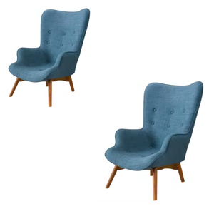 Stylish High-Back Solid <b>Wood</b> Sectional <b>Sofa</b> High Quality Convertible Furniture for Hotels Villas Apartments Living Room - Product Image 3