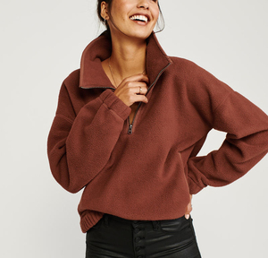 Veste polaire personnalisée pour femmes, veste en laine polaire brodée résistante au vent pour l'extérieur pour la saison d'hiver - Product Image 6