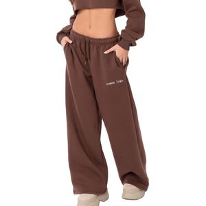 Pantalon de survêtement à jambes larges pour femmes Comfort Fit Baggy Joggers pour femmes Taille haute Slim Fit Pantalon de survêtement pour femmes - Product Image 1