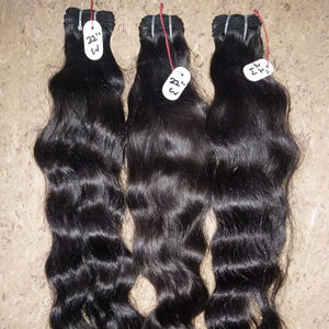 Extensions de cheveux 100% humains, 30 pouces, cheveux vierges indiens bruts, Remy, bouclés crépus, tissages à double trame, longueur étirée, toutes les couleurs - Product Image 1