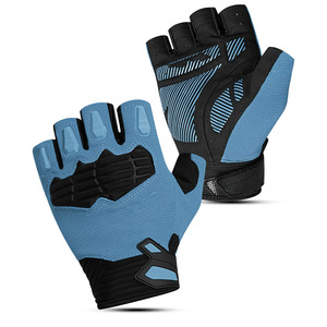 Gants de cyclisme personnalisés de la meilleure qualité Gants de cyclisme en cuir Gants de moto de sport originaux demi-doigts en fibre de carbone - Product Image 1