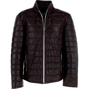 Veste en cuir personnalisée de haute qualité Oxblood Fermeture à glissière poches internes et externes grossiste de fabricants professionnels - Product Image 1