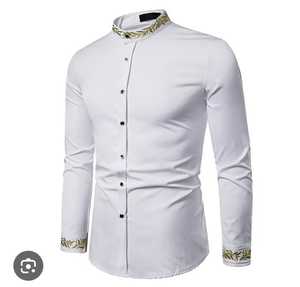 2022 nuevas camisas bordadas florales para hombres, moda de franela de manga larga, transpirable y elegante para la temporada de primavera, suministro ODM - Product Image 1