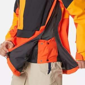 Chaqueta de esquí informal de talla grande para invierno, impermeable, cortavientos, transpirable, con cremallera, ecológica, con bordado frontal, para cross country y actividades al aire libre. - Product Image 5