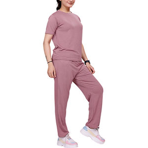 Ensemble de survêtements d'été pour femmes au meilleur prix Vente en gros Nouvel arrivage 100% coton Survêtement d'été pour femmes pour tenue décontractée - Product Image 4