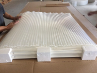 Volets en PVC sur mesure pour fenêtres, réglables, type Jalousie, en tilleul, pour le Royaume-Uni, l'Angleterre, l'Europe et l'Australie