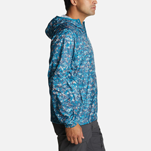 Chaqueta cortavientos impermeable para exteriores para hombre, chaqueta con capucha para correr, cremallera, deportes personalizados, cortavientos ligero, chaquetas para hombre - Product Image 5