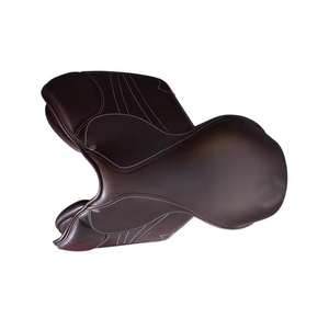 Selles de cheval sautant sans arbre personnalisées avec cuir 100%, selle de dressage d'équitation de haute qualité en cuir - Product Image 4