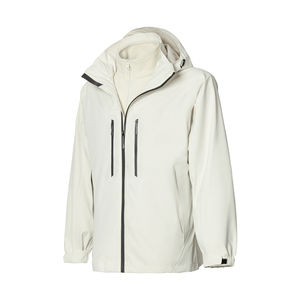 Chaqueta rígida impermeable para exteriores de calidad Unisex, cierre de cremallera, capucha impermeable, informal, estilo suelto, ropa de senderismo de alto rendimiento - Product Image 4