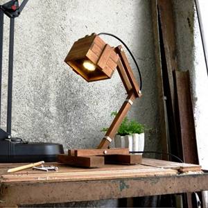 Lámpara de escritorio LED PRODUCTO VENTA CALIENTE Lámpara de mesa de madera ARTESANÍA - Product Image 1