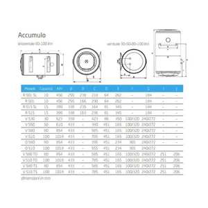 Chauffe-eau électrique vertical Baxi Must+ V580 de 80 litres, chauffe-eau électrique à accumulation - Product Image 3