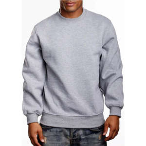 Nueva Sudadera Personalizada al por Mayor para Hombre, Otoño, Color Sólido, Transpirable, de Algodón, Tejido Auténtico, Alta Calidad, Logotipo Personalizado, Precio Competitivo - Product Image 2