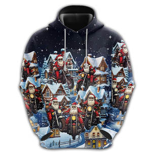 Sudadera CON CAPUCHA DE Navidad para hombre hecha a medida 2024, ropa informal de invierno con diseño de cremallera a la venta - Product Image 1